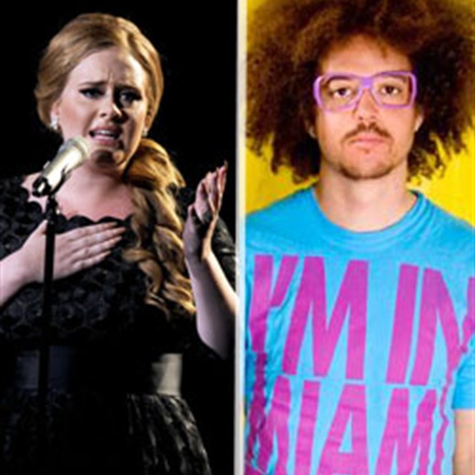 Adele y LMFAO premiados en Francia