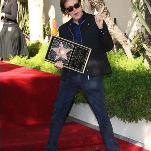 Paul McCartney ya tiene su estrella del Paseo de la Fama