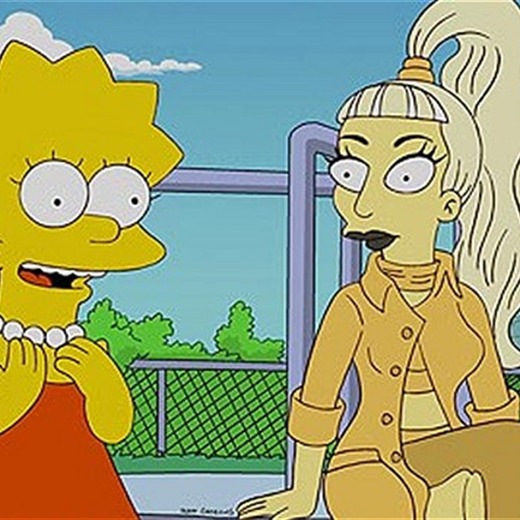 Lady Gaga aconseja a Lisa Simpson