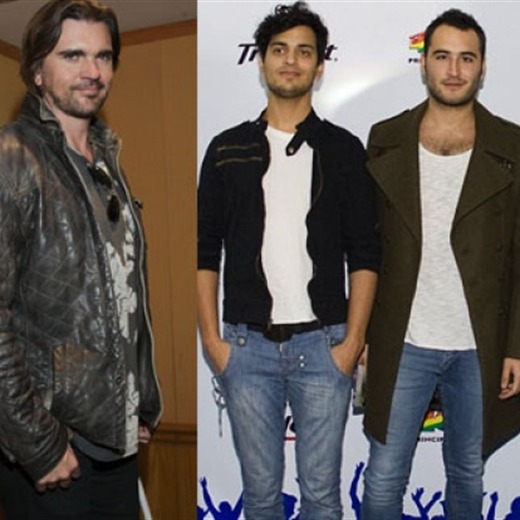 Juanes y Reik juntos en una noche mágica.