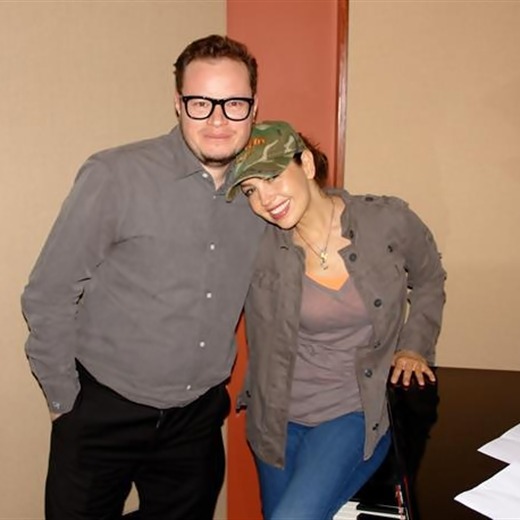 Thalía a dueto con Leonel García
