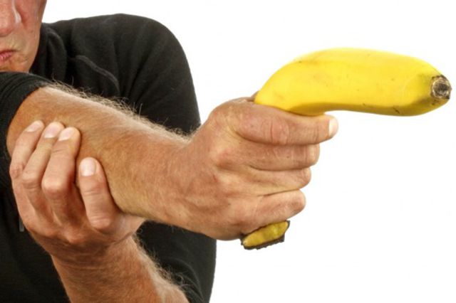 Apunta con un plátano Apunta con un plátano