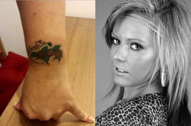 Tatuaje con las cenizas de su hija Tatuaje con las cenizas de su hija