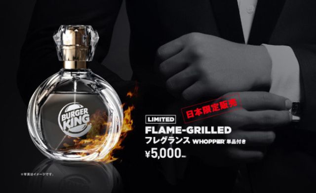 ¿Perfume con olor a Whopper? ¿Perfume con olor a Whopper?