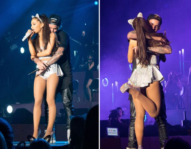 Justin Bieber “toquetea” a Ariana Grande Justin Bieber “toquetea” a Ariana Grande