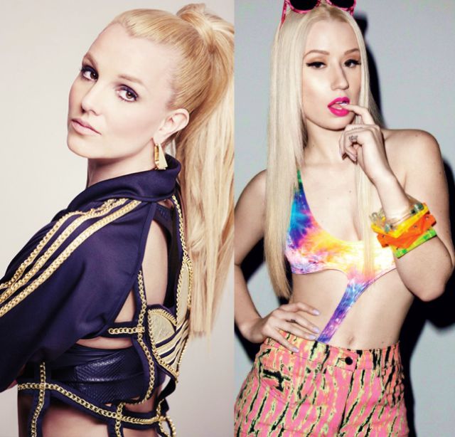 Iggy Azalea y Britney Spears muy cariñosas Iggy Azalea y Britney Spears muy cariñosas