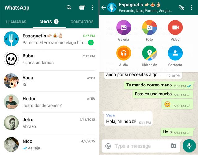 WhatsApp prueba acortar mensajes y cambios en la interfaz