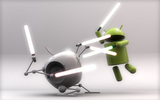 ¡Riña por debate de IOS y Android! ¡Riña por debate de IOS y Android!