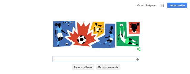 Google hace doodle para la Copa Mundial femenil Google hace doodle para la Copa Mundial femenil