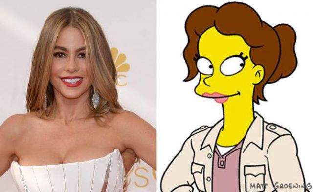 Sofía Vergara se pinta de amarillo Sofía Vergara se pinta de amarillo