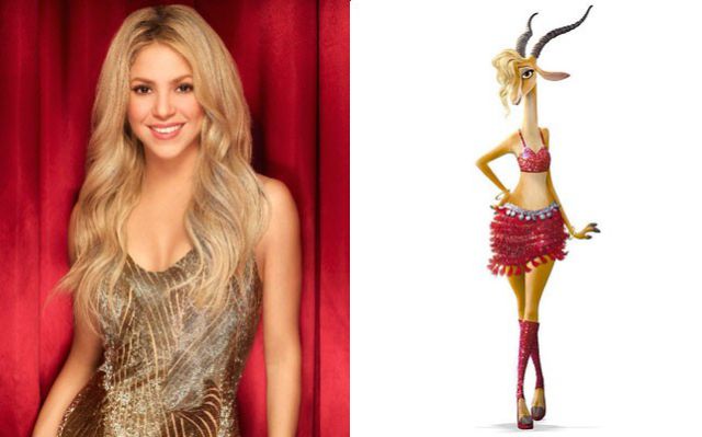 Shakira se convierte en gacela para una película infantil Shakira se convierte en gacela para una película infantil