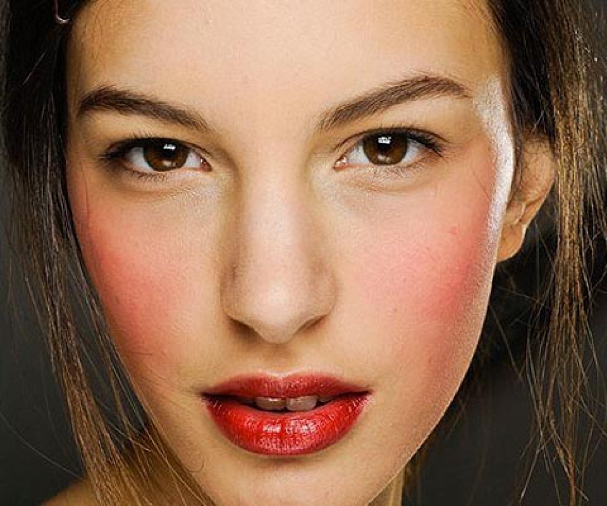 A Blushing Delight: Gorgeous Girls with One Rosy Cheek