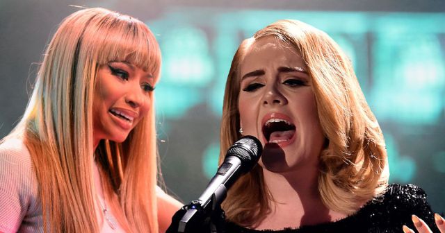 Nicki halagó a Adele por su manera de rapear Nicki halagó a Adele por su manera de rapear