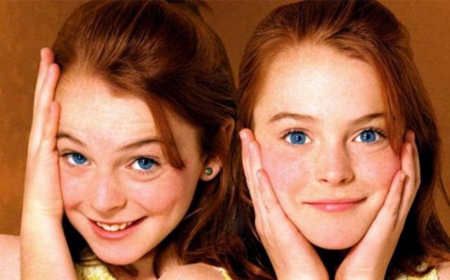 Lindsay Lohan visita la casa de Juego de Gemelas