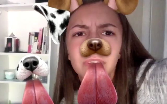 Aparece fantasma en Snapchat de perro