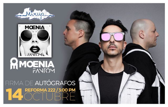 Firma de Autógrafos con Moenia