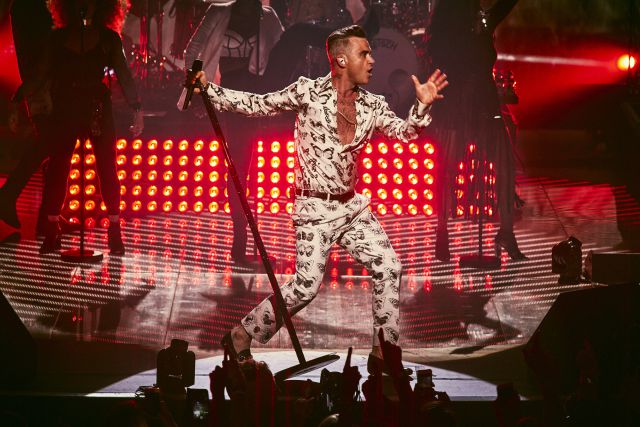 Robbie Williams demostró por qué es el británico favorito de la música