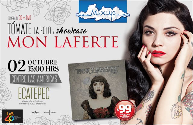Tú puedes tomarte una foto con Mon Laferte y tener su disco autografiado