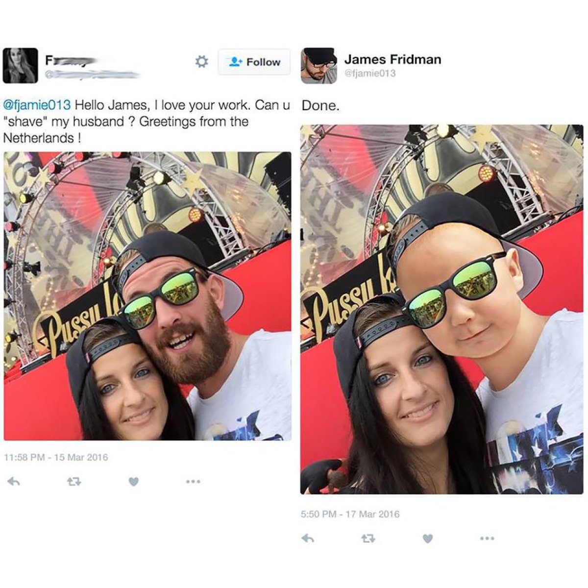 James Fridman Él convierte tu foto en lo más divertido de