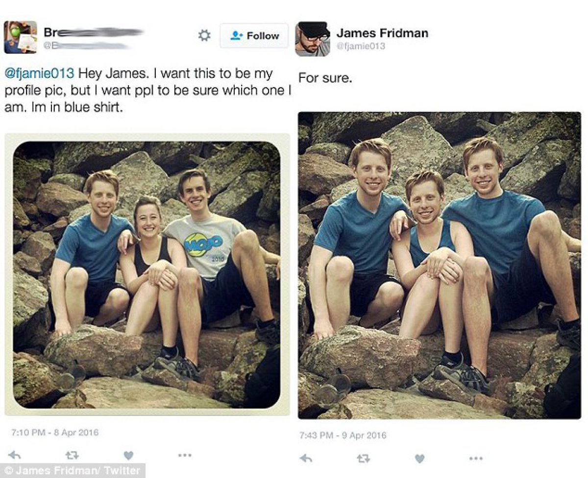 James Fridman Photoshop Él convierte tu foto en lo más divertido de