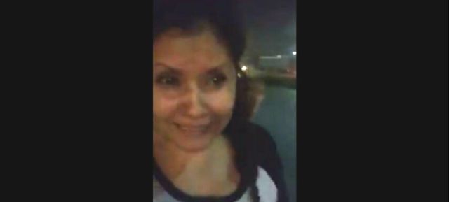 Cae en un bache y se asusta. La apodan #LadyBache