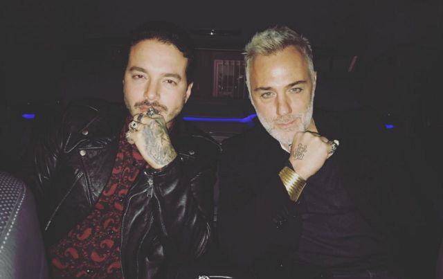 Gianluca Vacchi y J Balvin en encuentro en Italia