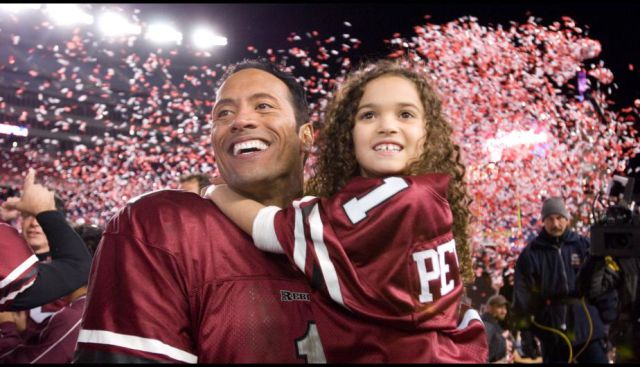 Dwayne Johnson se reencuentra con quien fue su hija en la película de 2007