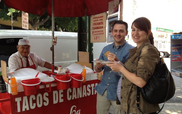 Iñaki nos cuenta como es muy fan de los tacos de canasta