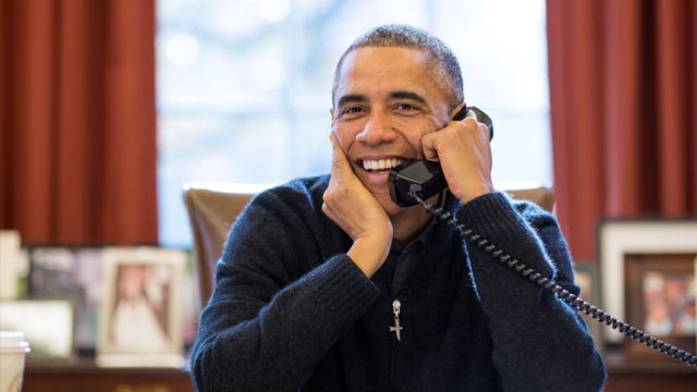 Obama ya tiene nueva oficina
