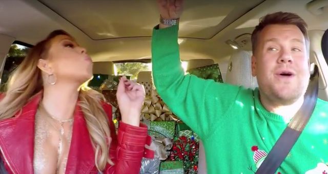 El Carpool Karaoke más navideño