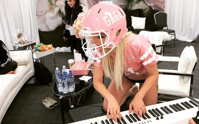 Primeras imágenes de Lady Gaga preparándose para el medio tiempo Primeras imágenes de Lady Gaga preparándose para el medio tiempo