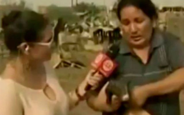 Mujer intenta amamantar un cerdo en TV Mujer intenta amamantar un cerdo en TV