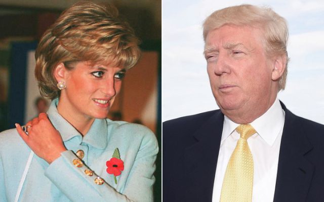 Donald Trump intentó ligarse a Lady Di