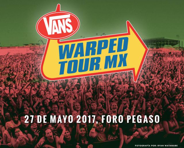 Llega el cartel completo de Vans Warped Tour MX Llega el cartel completo de Vans Warped Tour MX