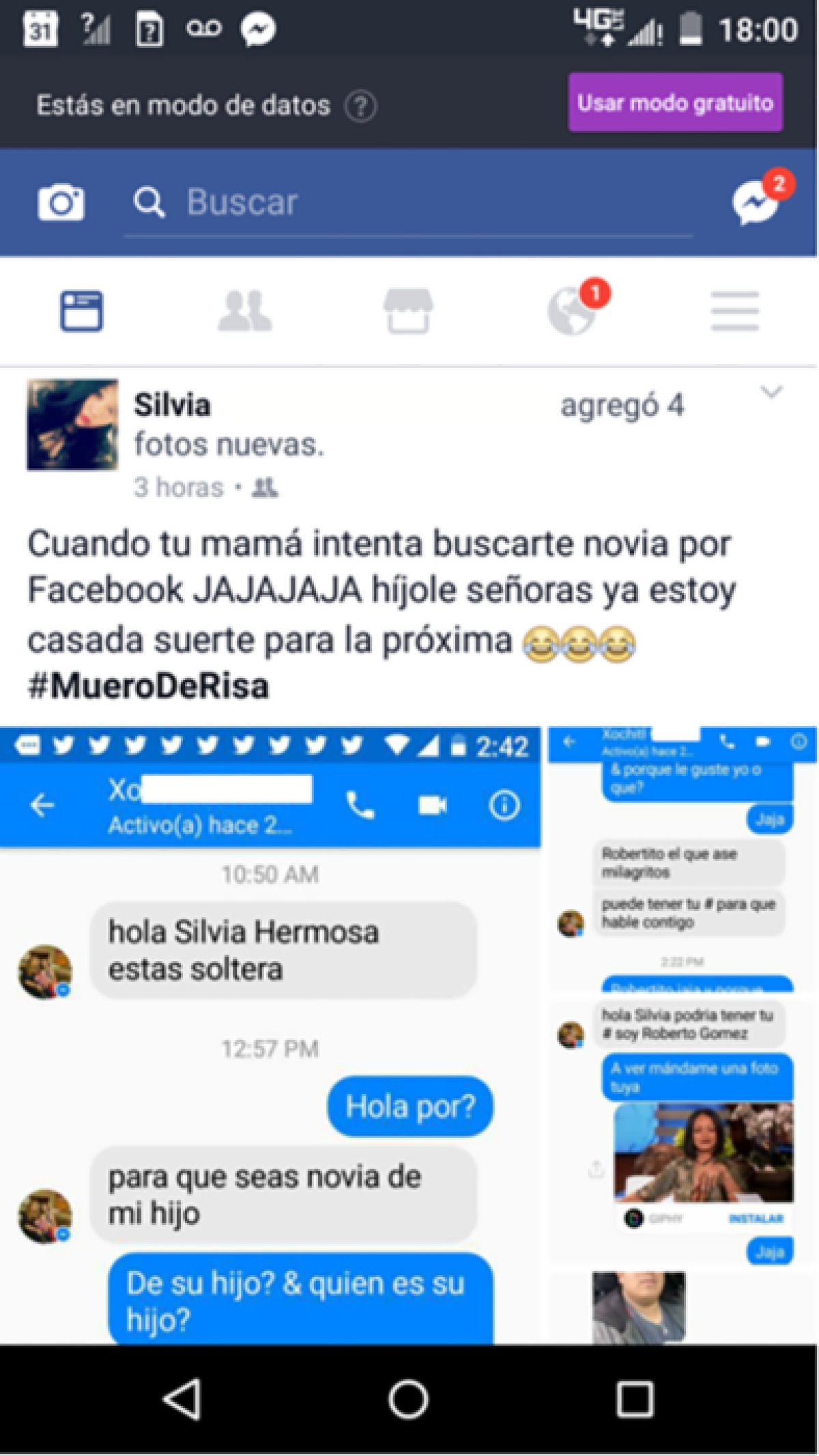 Facebook Novia Mamá: Mamá Busca En Facebook Novia Para Su Hijo Y Se ...