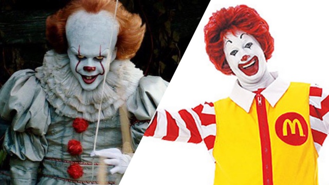 Pennywise Ronald McDonald prohibit IT Pennywise Ronald McDonald prohibit IT