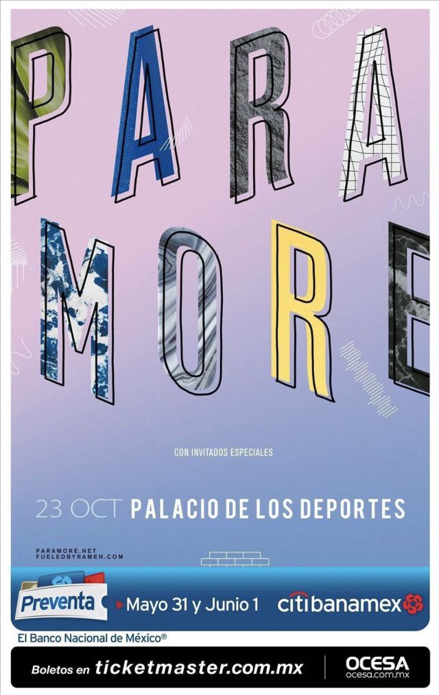 Paramore Palacio de los deportes México 2017 Paramore Palacio de los deportes México 2017