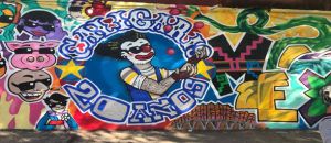 Los Caligaris llegan al Evento 40 2019 en Ciudad de México, donde dejan un recuerdo en México con un mural que celebra sus 20 años en escena musical Los Caligaris llegan al Evento 40 2019 en Ciudad de México, donde dejan un recuerdo en México con un mural que celebra sus 20 años en escena musical
