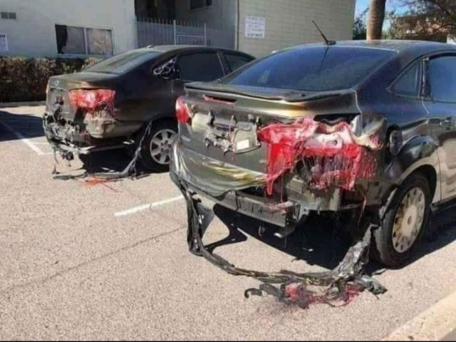 La verdad sobre los carros derretidos por el calor en Kuwait
