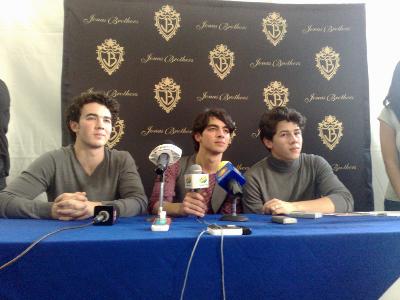 Soundcheck con Jonas Brothers y conferencia de prensa