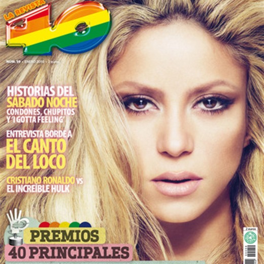 Shakira, engalana portada de la Revista 40 Principales España | Actualidad  | LOS40 México