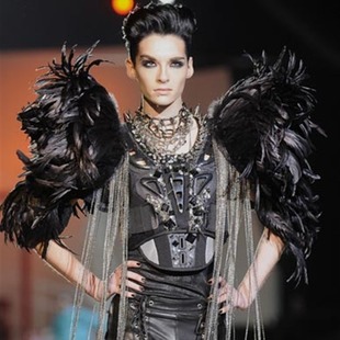 Participa Bill Kaulitz de Tokio Hotel en la semana de la moda