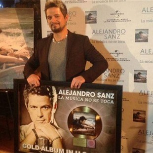 Disco de oro para Alejandro Sanz en Estados Unidos