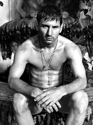 Leo Messi se queda en ropa interior