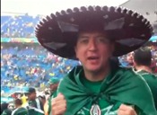 Bazooka en el partido de México vs Camerún