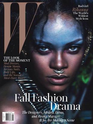 Rihanna posa para la revista W Magazine