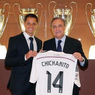 Chicharito llega al Madrid