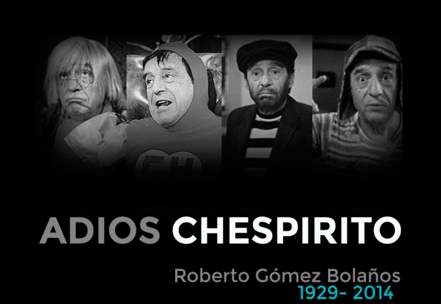 Muere Roberto Gómez Bolaños 'Chespirito' a los 85 años