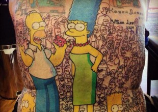 Los Simpson hechos tatuajes