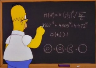 ¿Homero Simpson predijo la masa del Bosón de Higgs?